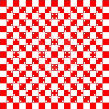Royalty Free Clipart Image of a Checkerboard