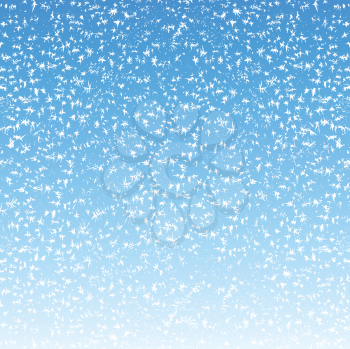 Abstract Christmas background with snowflakes. Vector illustration.