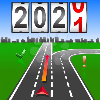 2021 New Year replacement of navigation way forward.