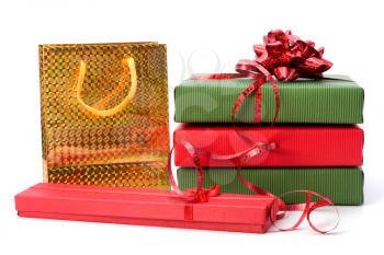 gifts  isolated on white background