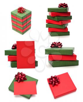 gifts isolated on white background