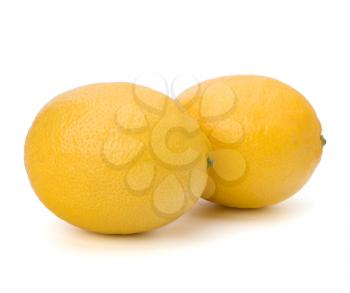 Lemon fruit isolated on white background