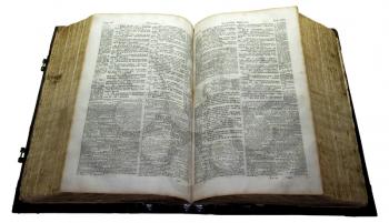 Royalty Free Photo of an Old Bible