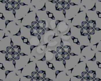 Special pattern Background Grey and Black Floral shapes style