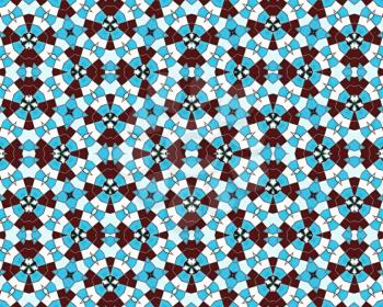 Special pattern Background Blue Mosaic Colored shapes and lines style