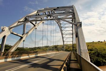 Close-up Picture of the Arch Bridge Over Mtamvuma River