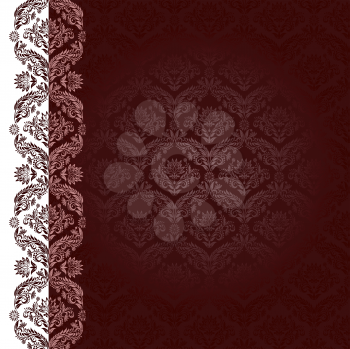 Royalty Free Clipart Image of a Claret Coloured Background