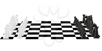 Royalty Free Clipart Image of Chess 