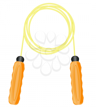 Royalty Free Clipart Image of a Jump Rope