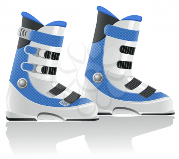 Royalty Free Clipart Image of Ski Boots