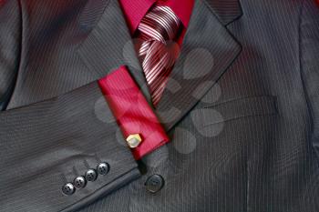 fragment man suit shirt and tie horizontal