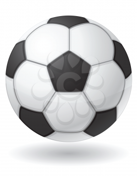 football soccer ball vector illustration isolated on white background