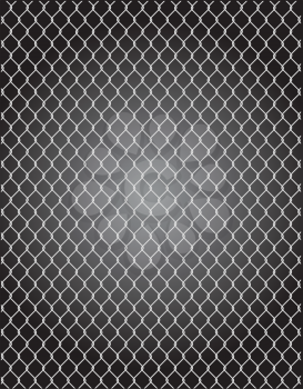 mesh wire for fencing vector illustration