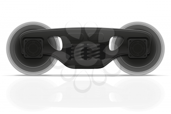 railway wheelset to train vector illustration isolated on white background