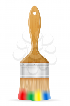 art creative paint brush concept vector illustration isolated on background