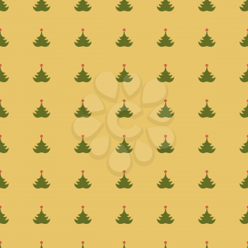 Seamless geometric pattern.Background with fir-tree. Texture for advertisement, wrapping paper, label, page fill, book covers.