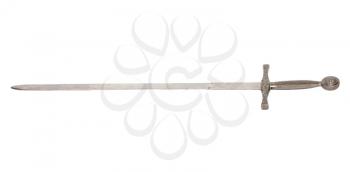 A highly detailed ornamental dagger isolated on white with clipping path. 