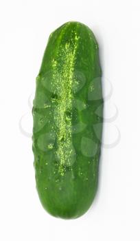 Cucumber isolated on white background. 