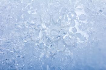 Background of blue ice