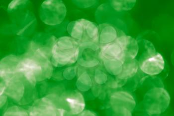 Abstract background of beautiful green bokeh
