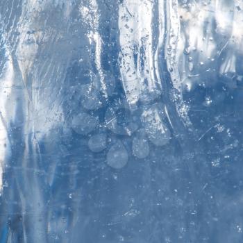 background of cold ice. macro