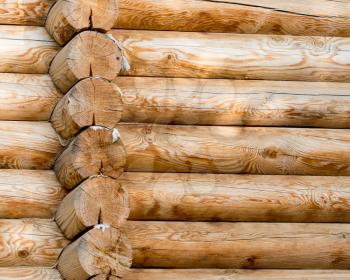 wall with log