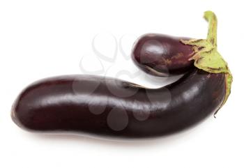 eggplant on a white background