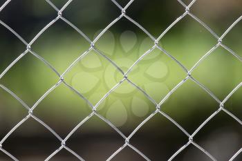 Background of the metal mesh on the nature