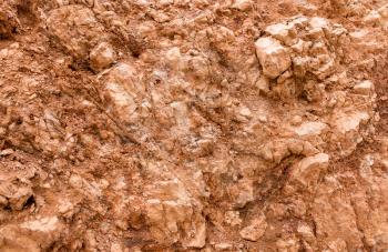 red clay at nature as background