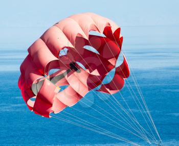 Parachute on the beach