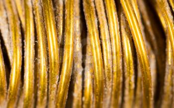 copper wire as a background