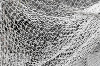 old fishing net as background