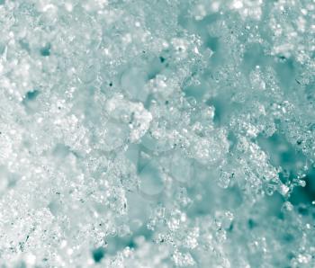 snowflakes as background. close-up