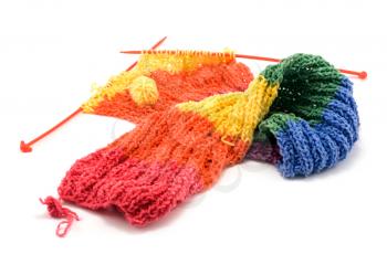 Royalty Free Photo of a Knitted Scarf