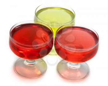 Royalty Free Photo of Glasses of Jelly