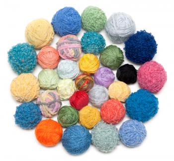 Royalty Free Photo of Balls of Yarn