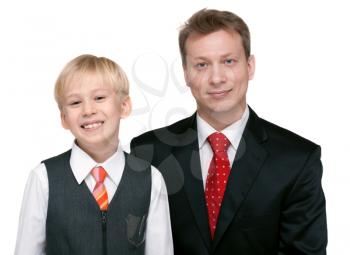 Royalty Free Photo of a Father and Son