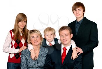 Royalty Free Photo of a Family Portrait 