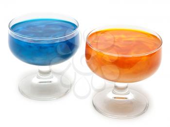 Royalty Free Photo of Two Glasses of Jello