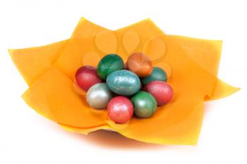 Royalty Free Photo of Dyed Easter Eggs
