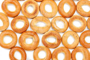 Royalty Free Photo of a Bunch of Bagels