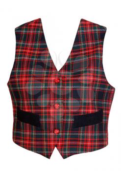 Royalty Free Photo of a Plaid Vest
