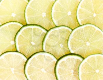 Royalty Free Photo of Slices of Lime