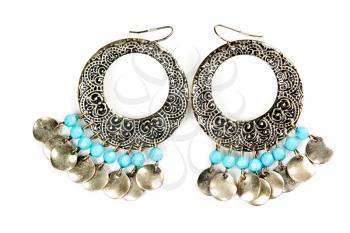 Royalty Free Photo of a Pair of Earrings