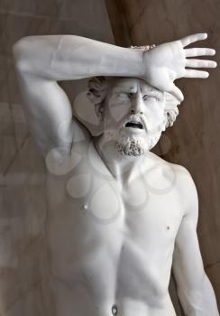 Royalty Free Photo of a Marble Statue in the Hermitage Museum