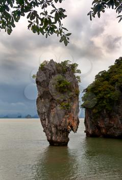 Royalty Free Photo of the James Bond Island in Thailand