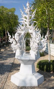 architectural element of Chiang Mai white temple