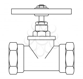 Illustration of the contour faucet tool