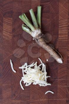 Royalty Free Photo of a Bunch of Horseradish