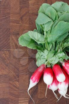 Royalty Free Photo of a Bunch of Radishes